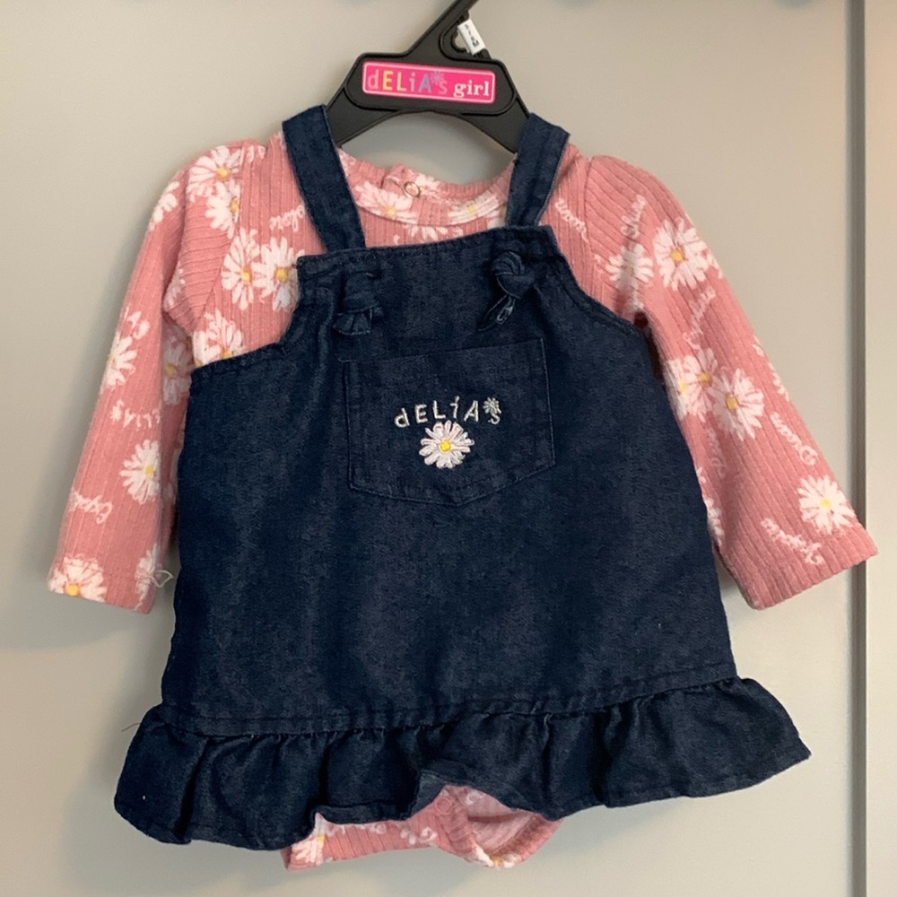 Delia’s Baby Jumper Dress Size 3-6 Month EUC